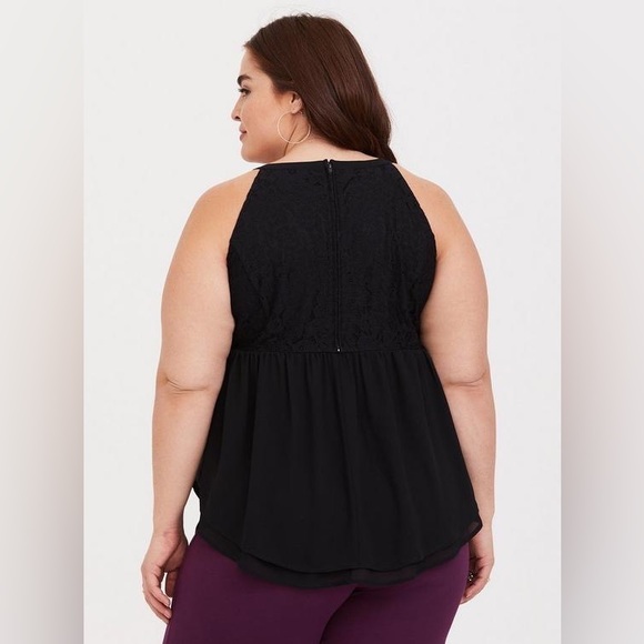 Torrid Lace Halter Top (size 00) - Picture 2 of 11